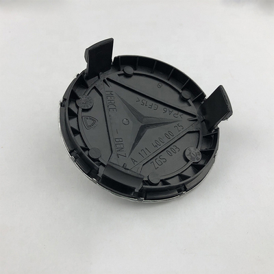 Noir bleu 75 mm roue de bord Hub Caps roue centre Caps pour Mercedes Benz A1714000025