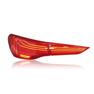 BMW Série 4 G22 2020 Année G82 M4 Modèle CSL Style Lampes de queue Noir Et Rouge Couleur
