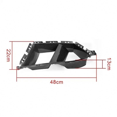 Remplacer/réparer les conduits d'aération du pare-chocs avant en fibre de carbone sèche pour la BMW Série 3 G80 M3 G82 M4