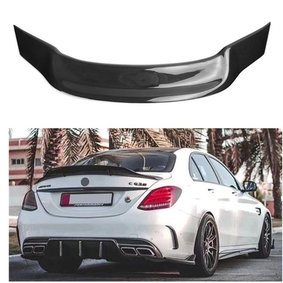 Spoiler arrière 100% testé en fibre de carbone pour la berline Mercedes Benz Classe C W205 2015-2019