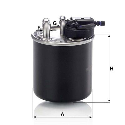 Remplacer/réparer un excellent filtre à carburant diesel OEM WK820/15 pour moteur automobile Mercedes Benz