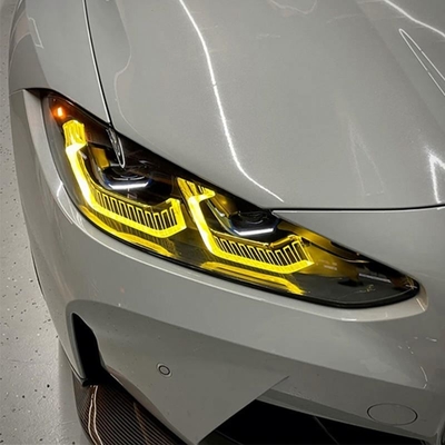 Lampe de course de jour jaune citron pour BMW CSL DRL M3 M4 G80 G82 12V