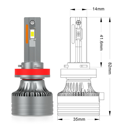 Les phares à LED IP65 étanches à l'eau pour les voitures universelles H1 H4 H19 H7 H18 H8 H11 9005 9006 9012