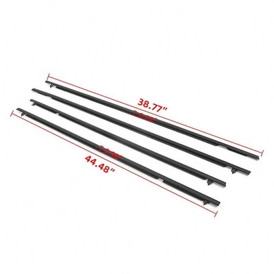 Une bande météo de porte de voiture en caoutchouc pour Honda Civic 72950-Sna-A01 72910-Sna-A01