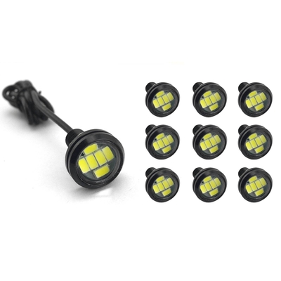 Automobil et autres 18 mm 9 W LED Fog Reverse Backup Drl Lamppe à LED avec une durée de vie de 50000h