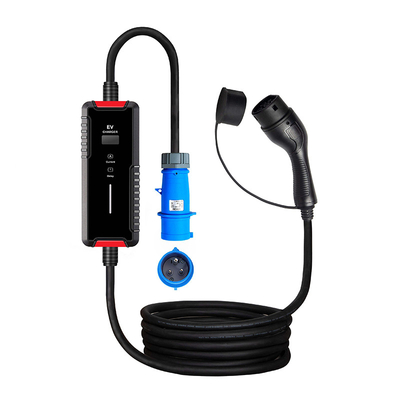 Interface CCS Standard Chargeur de voiture électrique portable intelligent 16A de type 2 pour les foyers européens