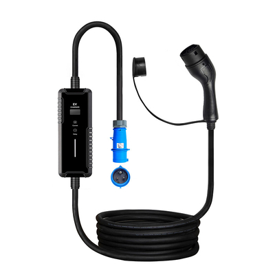 Interface CCS Standard Chargeur de voiture électrique portable intelligent 16A de type 2 pour les foyers européens