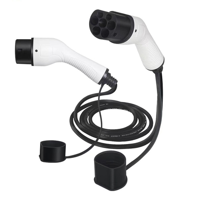 Chargeur de véhicule électrique de 22 kW de type 2 à type 2 / câble de charge rapide pour le chargement en toute sécurité