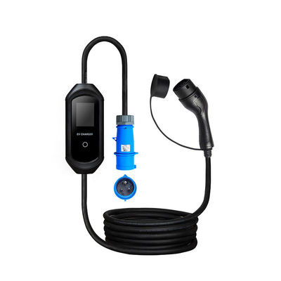 Indicateur LED Type2 1.7-7KW Wallbox Station de recharge rapide pour véhicules électriques électriques pour une puissance d'entrée maximale de 250 V
