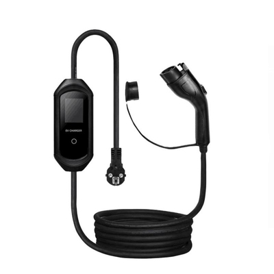 16A Chargeur portable de véhicule électrique de type 1 Station de charge avec indicateur LED rouge et câble