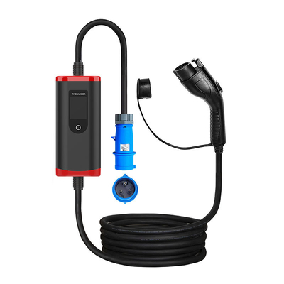 Chargeur portable IP65 8A-32A réglable pour véhicule électrique de type 1 avec tension résistante 2000V