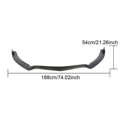 194*62*13CM GT Fibre de carbone lèvre avant Pour Mercedes Benz AMG GTR 2016-2018 pare-chocs avant