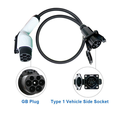 Adaptateur de borne de recharge pour voiture électrique J1772 à GBT 32A 250V température de fonctionnement AC 30 50