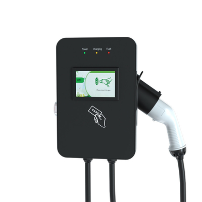 Équipement de recharge de véhicules électriques de 7 kW standard européen avec écran tactile