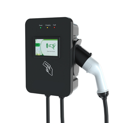 Équipement de recharge de véhicules électriques de 7 kW standard européen avec écran tactile