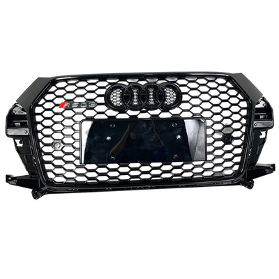 Accessoires extérieurs Grille de voiture noire Remplacement avec 125*25*54 cm Compatibilité