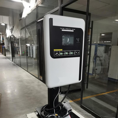 3.5 pouces affichage LCD 60KW EV chargeur murale Wallbox station de recharge de voiture montée sur le mur