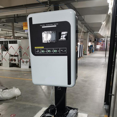 3.5 pouces affichage LCD 60KW EV chargeur murale Wallbox station de recharge de voiture montée sur le mur