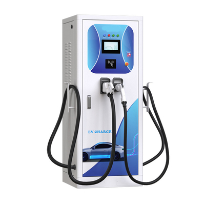 Chargement rapide des voitures électriques Chargeur électrique commercial à courant continu de 60 kW avec connecteur GB/TCHADEMO