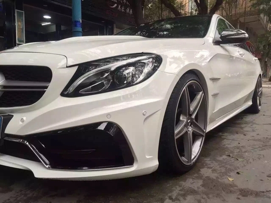 Style Body Kit pour Mercedes W205 Classe C avant pare-chocs arrière pare-chocs Fenders jupes latérales