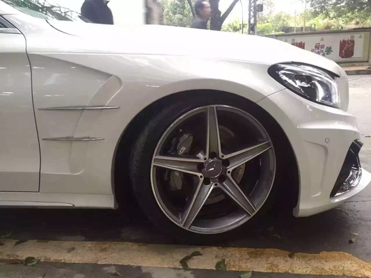 Style Body Kit pour Mercedes W205 Classe C avant pare-chocs arrière pare-chocs Fenders jupes latérales