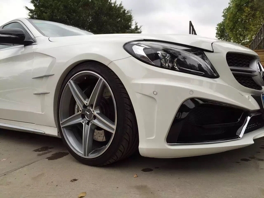 Style Body Kit pour Mercedes W205 Classe C avant pare-chocs arrière pare-chocs Fenders jupes latérales