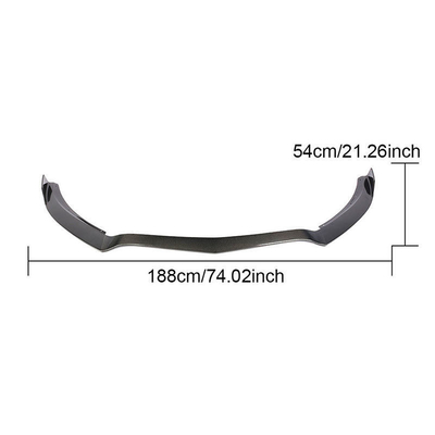 -direct Spoiler à lèvres frontales en fibre de carbone pour Mercedes Benz Amg Gtr 2016-2018 et -Direct
