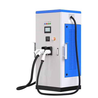 Écran tactile de 7 pouces 60 kW CCS1/2 Chargeur de voiture à courant continu à canon unique pour une recharge rapide