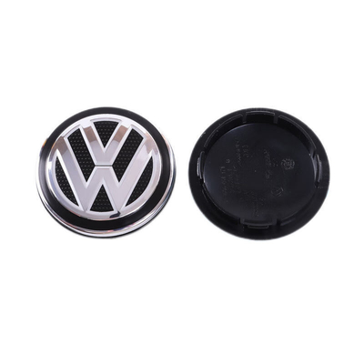 Volkswagen 68 mm 56 mm Autre année Voiture en plastique noir personnalisé Centre de roue Hub Caps Cover