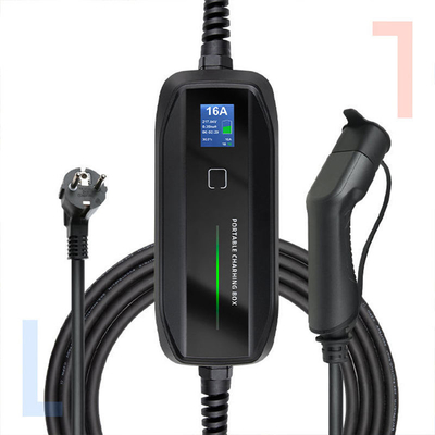 16A Boîte de recharge de véhicule électrique portable de type 1/type 2 Connexion IP67 Facile à transporter