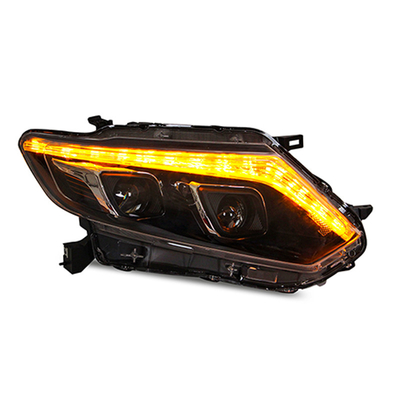 Ensemble de phares X-Trail avec lentille LED modifiée et signal de virage d'eau courante