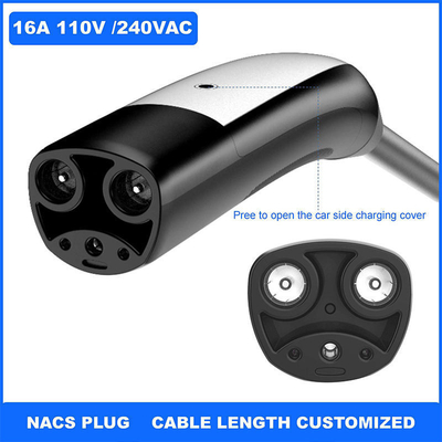 Autos électriques électriques Portables Ev Chargeurs connecteurs pour Nacs 110-240V AC / 500V DC