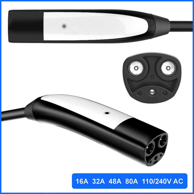 Autos électriques électriques Portables Ev Chargeurs connecteurs pour Nacs 110-240V AC / 500V DC