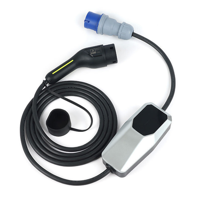 Chargeur EV portable à phase unique avec courant de sortie 6A-8A-10A-13A-16A-20A-24A-32A