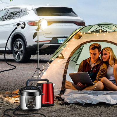 220V 4KW Voltage nominal prise de sortie externe pour véhicule à énergie de camping