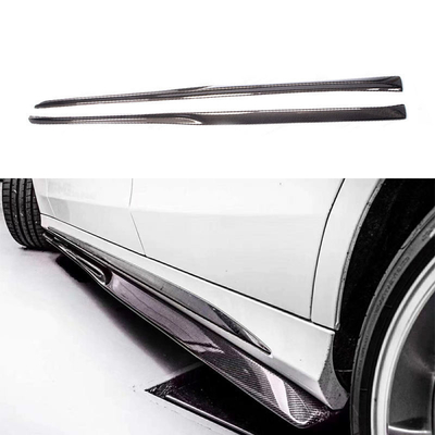 225*20*24cm Protecteur latéral en fibre de carbone pour Mercedes Benz W205 C205 Sport