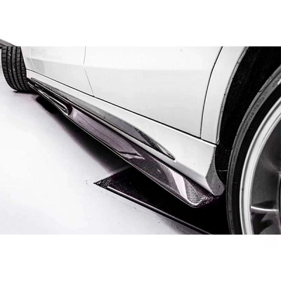 225*20*24cm Protecteur latéral en fibre de carbone pour Mercedes Benz W205 C205 Sport