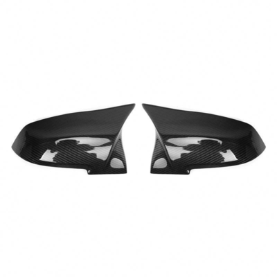 Remplacement noir de la fibre de carbone couverture de miroir latéral de voiture pour BMW Série 2 M Style Look