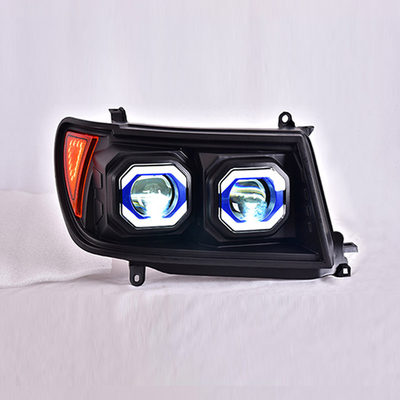 Assemblage de phares à l'aide de lentilles LED modifiées pour Toyota Land Cruiser LC100