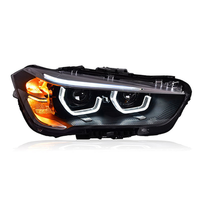 Mise à niveau du phare 12V pour Bmw X1 2016-2019 Assemblage de la tête de la lumière plug and play