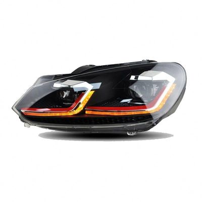 Golf 6 phare 2009-2012 Projecteur LED Lentille Dynamique Signal Drl Accessoires automobiles