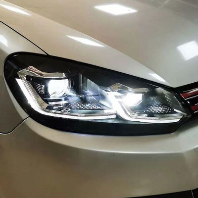 Golf 6 phare 2009-2012 Projecteur LED Lentille Dynamique Signal Drl Accessoires automobiles