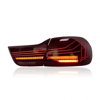 2016-2019 CSL F32 F82 assemblage de feux arrière à LED pour M4 425i 430i 440i Feuil arrière en rouge