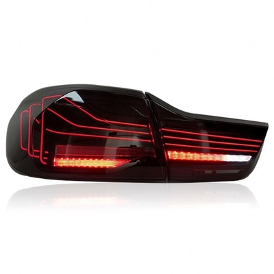 2016-2019 CSL F32 F82 assemblage de feux arrière à LED pour M4 425i 430i 440i Feuil arrière en rouge