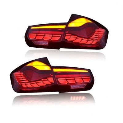 Lumières de frein arrière LED à fumée rouge garantie pour BMW Série 3 F30