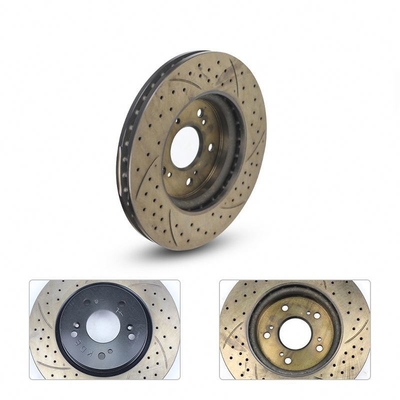 2017- Disque de frein en céramique automobile à l'arrière pour Honda Civic OE NO. / Rotors de frein à disque solide