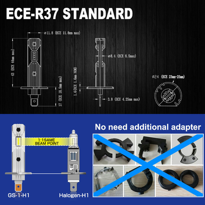 Remplacer/réparer le phare à LED H4 H1 H11 9005 9006 9012 H7 Pour les voitures 2009-2017