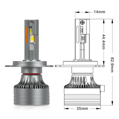 DC 12-30V 220W 48000Lm 7035 Csp Led H1 H4 H19 9005 9006 Canbus Bulbe de phare à LED pour voiture
