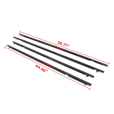 Résistance à l'usure de la porte de voiture et de la fenêtre en verre, ceinture de jointure de sécurité, moulage de la bande météo pour Honda Civic 2006-2011