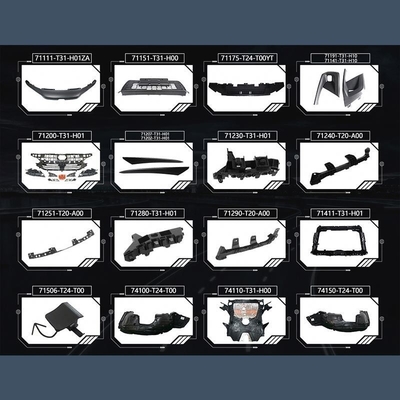 Pièces automobiles en aluminium accessoires pour Honda Civic 2020 2021 2022 2023 Réparation de but